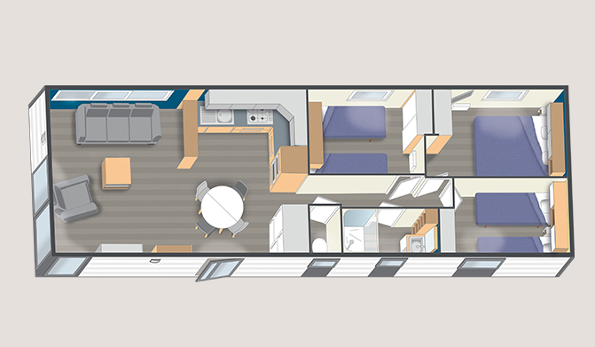 Mobilhome nautil 12.7 3ch